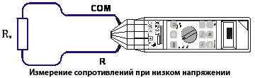 Измерение сопротивлений при низком напряжении